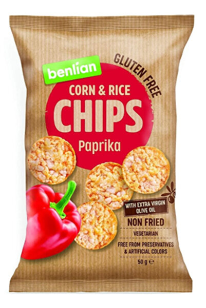 BENLIAN PAPRIKA CORN & BROWN RICE CHIPS "BENLIAN"