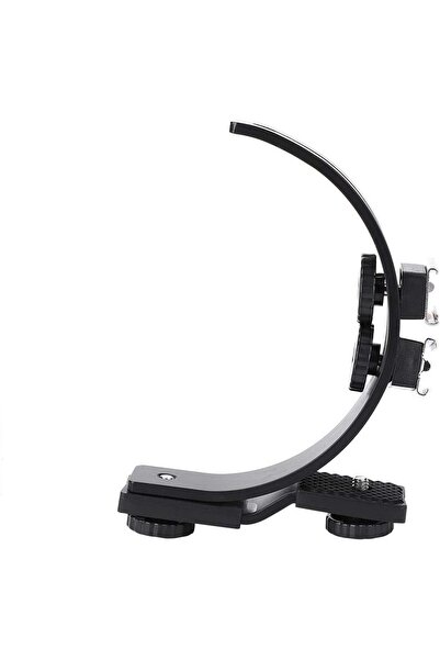 AZT Tüm Dslr Ve Aynasız Makineler Için Çok Fonksiyonlu C-shape Bracket Holder