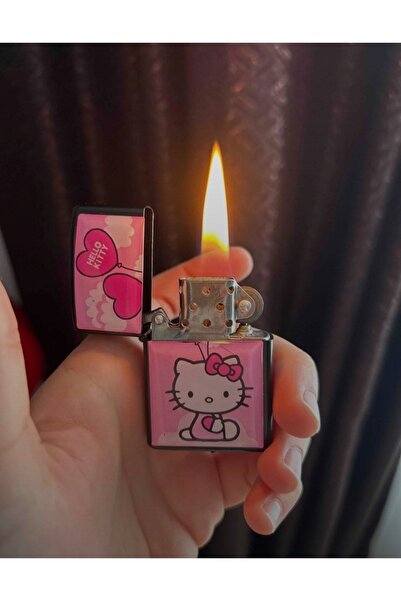 ozbience Şirin Hello Kitty tasarımlı şık ve kullanışlı çakmak, stilinizi tama...