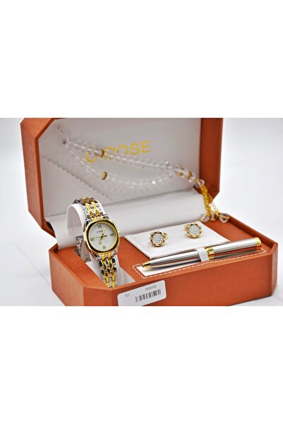 C-ROSE A stylish men's accessory set including a wristwatch, pen, cufflinks, ...