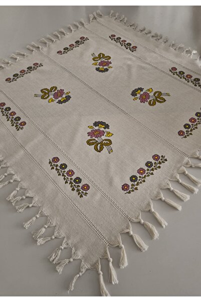 Milenam Authentic Patterned Handcrafted Wooden Flower Pattern Printed Handcra...