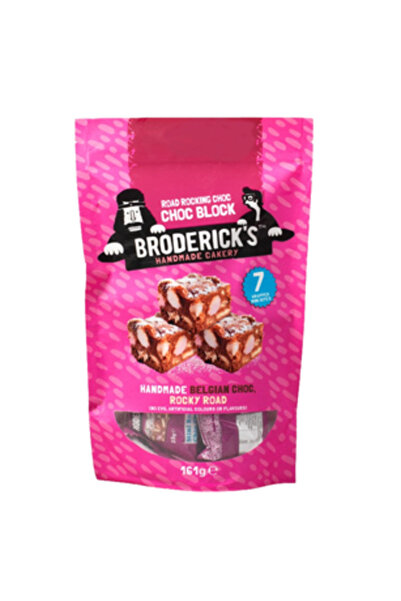 YABANEEZ ROCKY ROAD CHOCOLATE BITES "BRODERICK'S"