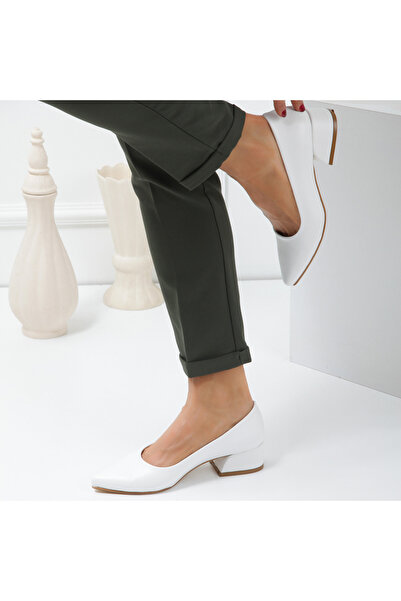 apelles Shoes Women's Pointed Toe Casual Heeled Shoes 5 cm