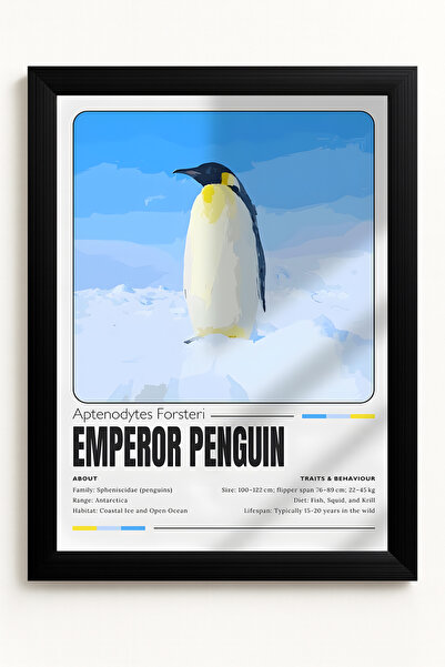 Koi Art Design Black Framed One Piece Penguin Nihilist Themed High Quality Uv...