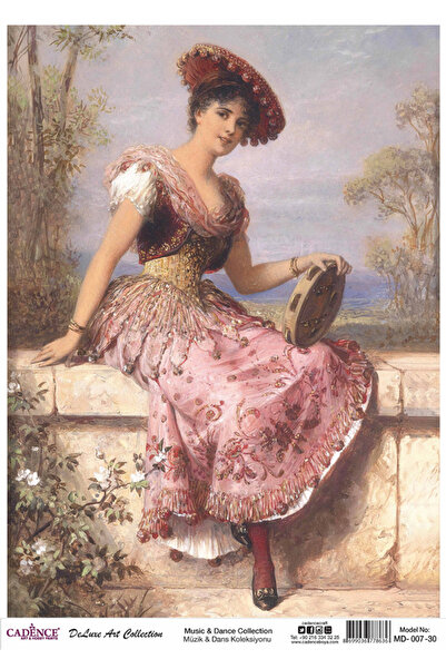 Cadence Brass Decorative Paper No:Md07- 29X42Cm