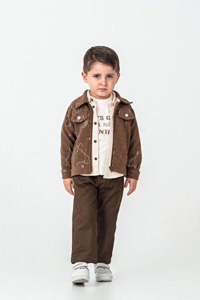 LUCY EXCLUSİVE Pletena jakna 4-dijelna (jakna; košulja; T-shirt; pantalone) s...