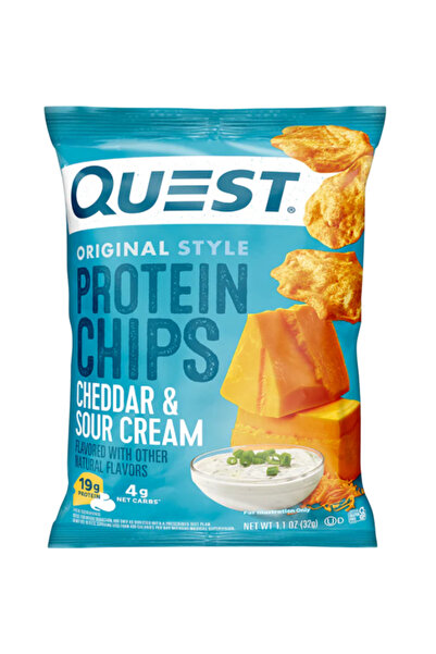 YABANEEZ CHEDDAR & SOUR CREAM PROTEIN CHIPS "QUEST"