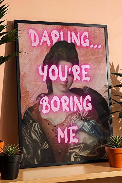 Saturn Dragă, te obosești de mine Tablou înrămat Portret clasic Cadou plin de...