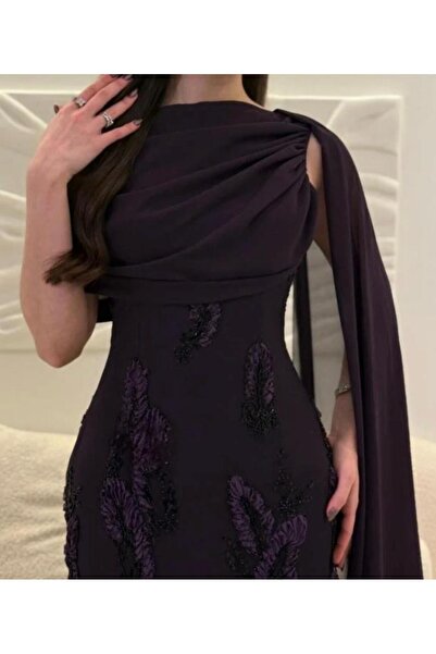 HIYOMI FASHIN Princess Purple Evening Dress