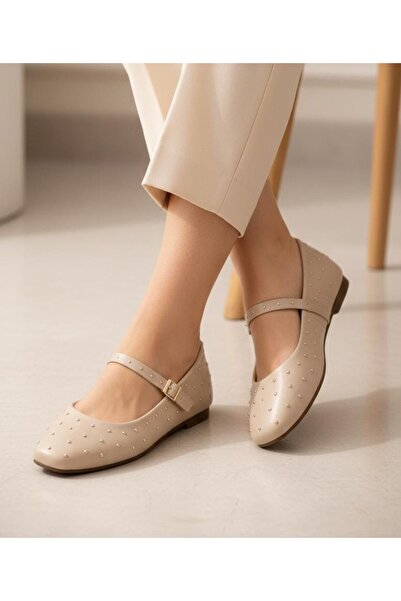 Babet Merkezi KADIN GÜNLÜK BABET Bantlı Kemerli Kadın Şık Günlük Babet Ev Ofi...