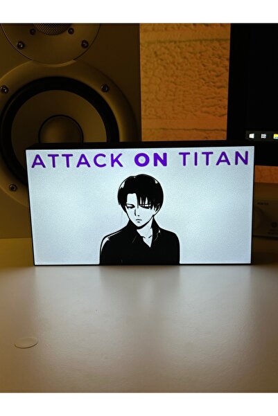 Gişe Arts Masa Lambası - Attack on Titan Adaptörlü Dekoratif & Hediyelik Lamba