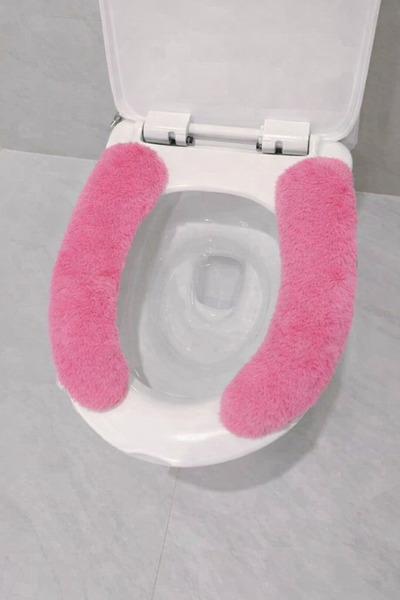 Beta 4 Adet 2 takım peluş klozet oturma içi süngerli yumuşak