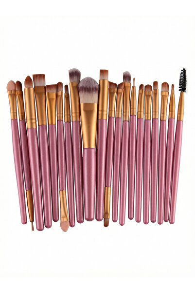 Femmelogy Komplet profesionalnih četkica za šminku, 20 komada, ružičaste boje...
