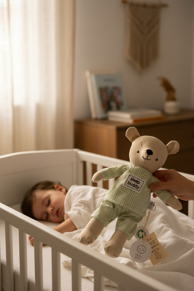 THELAKIDS THELA KIDS Pijamalı Ayıcık Uyku Arkadaşı-Yeşil