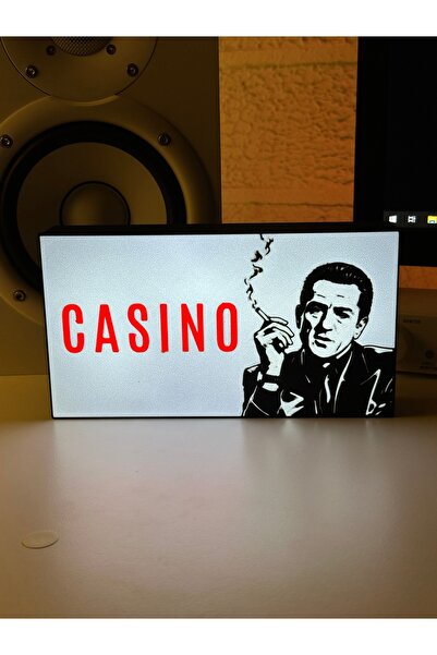 Gişe Arts Masa Lambası - Casino Adaptörlü Dekoratif & Hediyelik Lamba