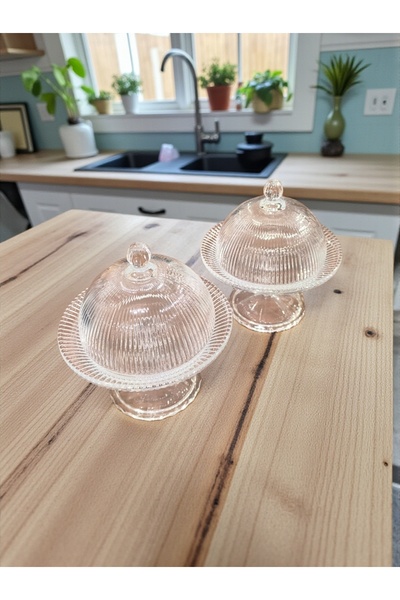 AR HOME 2 PCS GLASS DATE-NUTS BOWL