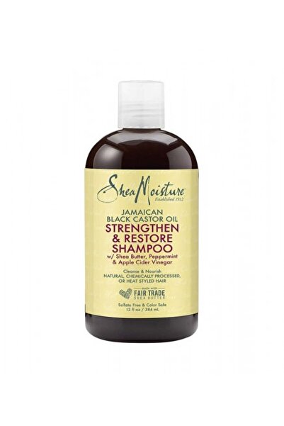 Shea Moisture شيا مويستشر شامبو الخروع لتقويه الشعر384مل