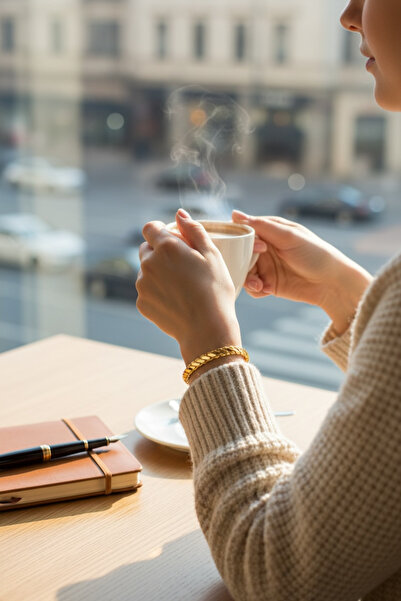 22 Ayar Altın Üçlü Burma Bilezik – 18 Gram