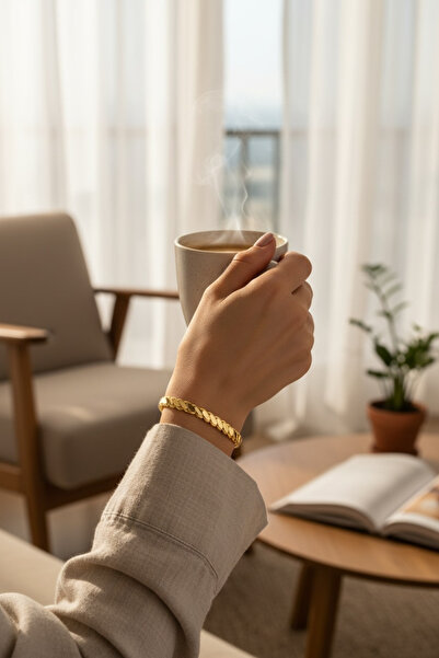 22 Ayar Altın Üçlü Burma Bilezik – 25 Gram