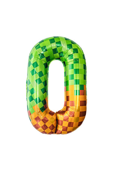 Choice3 بالون فويل عملاق مقاس 40 بوصة بتصميم فسيفساء أخضر بكسلي، يحمل طابع لع...