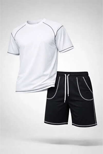 Kanonik Education Set de tricou și pantaloni scurți sport pentru bărbați, cu ...