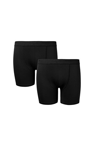 Kom Men's Modal-Cotton, Narrow Leg 2-Piece Boxers (with Socks as a Gift)