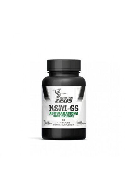 SPORCU BİTKİSEL ÜRÜNLERİM KSM-66 Ashwa.gandha Zeus Nutrition Extract 60 Kapsül