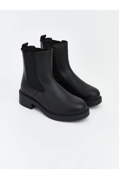 LC Waikiki Peak New Season Leather-Look Women's Boots