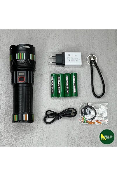 ozbience Taşınabilir El Feneri, Hafif ve Dayanıklı, Güçlü Işık, Çok Amaçlı Ku...