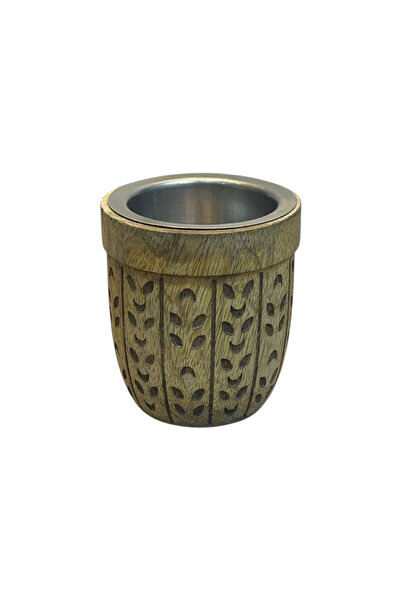 Generic (Unbranded) مبخرة سطوانية خشب هندي