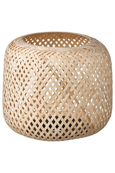 Generic غطاء لقاعدة مصباح مكبر الصوت، مصنوع من الخيزران