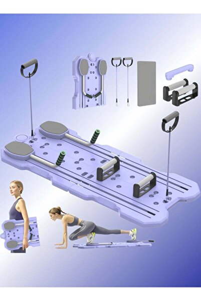 X SPRING 5 in 1 Pilates Board Multi-Purpose Foldable Pilates Reformer Board f...