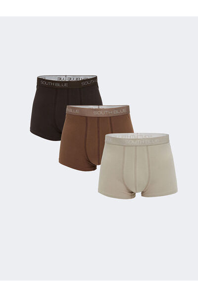 LC Waikiki Peak Yeni Sezon Standart Kalıp Pamuklu Esnek Erkek Boxer 3'lü