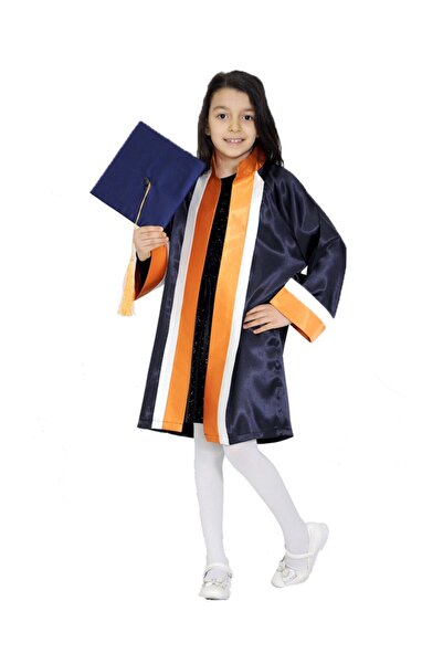 Saatistan Renkli Kep Cubbe Mezuniyet Anaokulu Çocuklar İçin Şık ve Eğlenceli