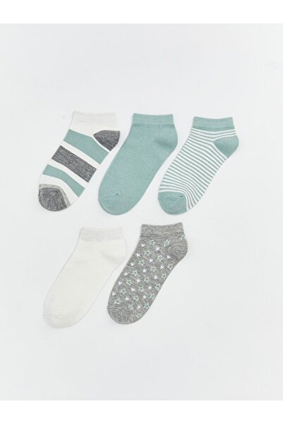 LC Waikiki Patterned Women's Booties Socks 5-Pack