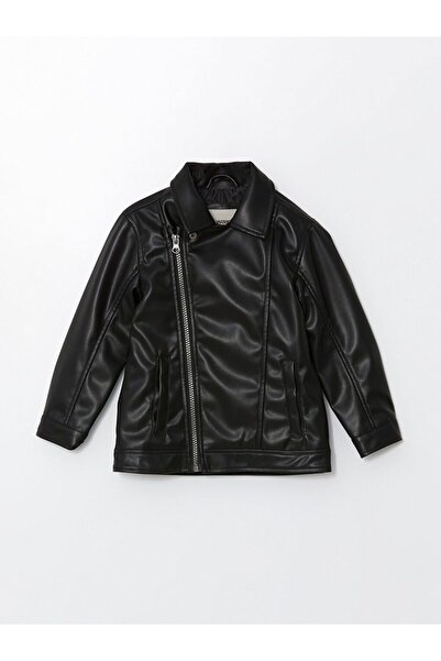 LC Waikiki LCW Kids Erkek Çocuk Deri Görünümlü Ceket