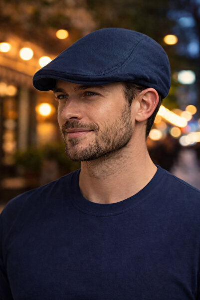 PaminBags Aksesuar Linen Elastic Duck Cap Hat Ün0080