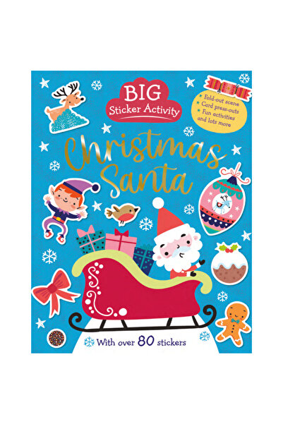 North Parade Publishing Carte pentru copii - Carte mare cu stickere de Crăciu...