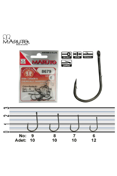 MARUTO 9634 BEYAZ Nikel İğne NO:8