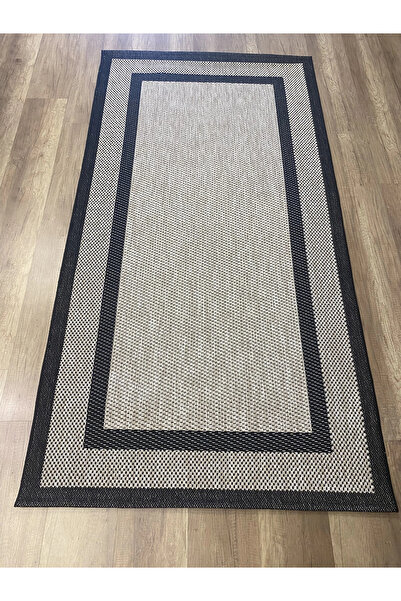 Hoomrugs Hoom Rugs 1149 Bej Siyah Sisal Plus Jüt Halı