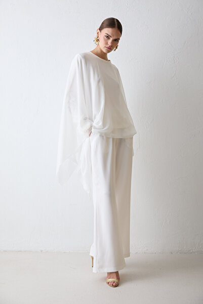 Melike Tatar Chiffon Tunic Set 32-2636