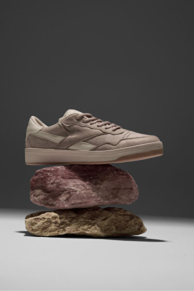 Tonny Black Unisex Beige Comfortable Thermo Sole Lace-Up Sports Shoes