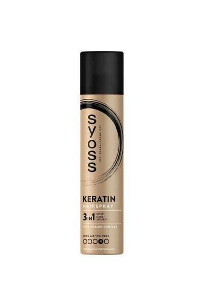 Syoss Set 2 x Fixativ Keratin Style Perfection pentru Fixare Puternica, 300 ml
