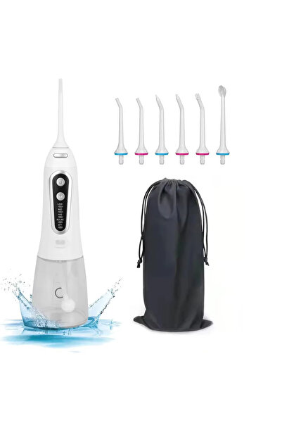YTC خيط تنظيف الأسنان المائي اللاسلكي بأربعة أوضاع، جهاز ري فموي محمول قابل ل...