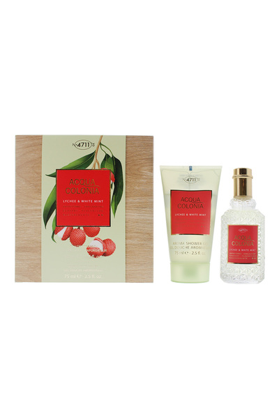 4711 Set 4711: Acqua Colonia Lychee & White Mint, Eau De Cologne, Unisex, 50 ...