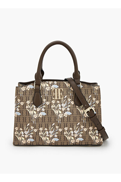 ELLE حقيبة كروس بودي من الجلد الصناعي المحبب من سيليست