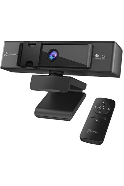 j5create Cameră web USB 4K ULTRA HD cu zoom digital 5X și telecomandă