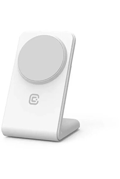 Crong CRG-MSS-WHT 2in1 20W Crong, Compatibil cu MagSafe, iPhone, AirPods, Alb