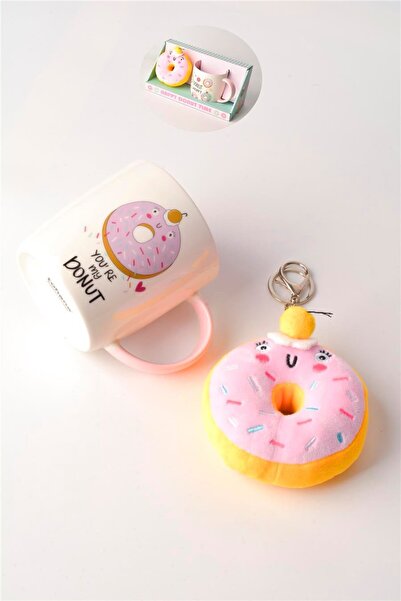 Tohana Donut plush keychain porcelain mug