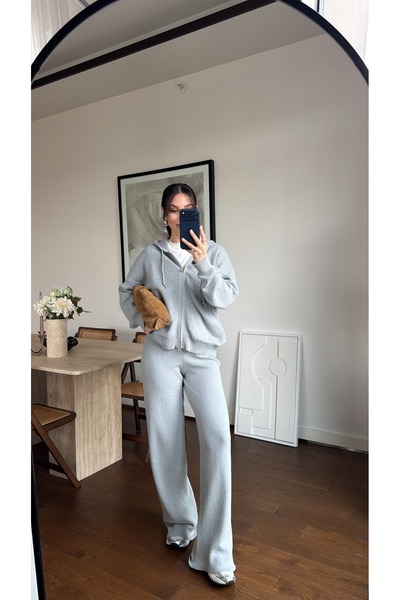 sinemkivanc co KAPÜŞONLU İKİLİ TRİKO HIRKA